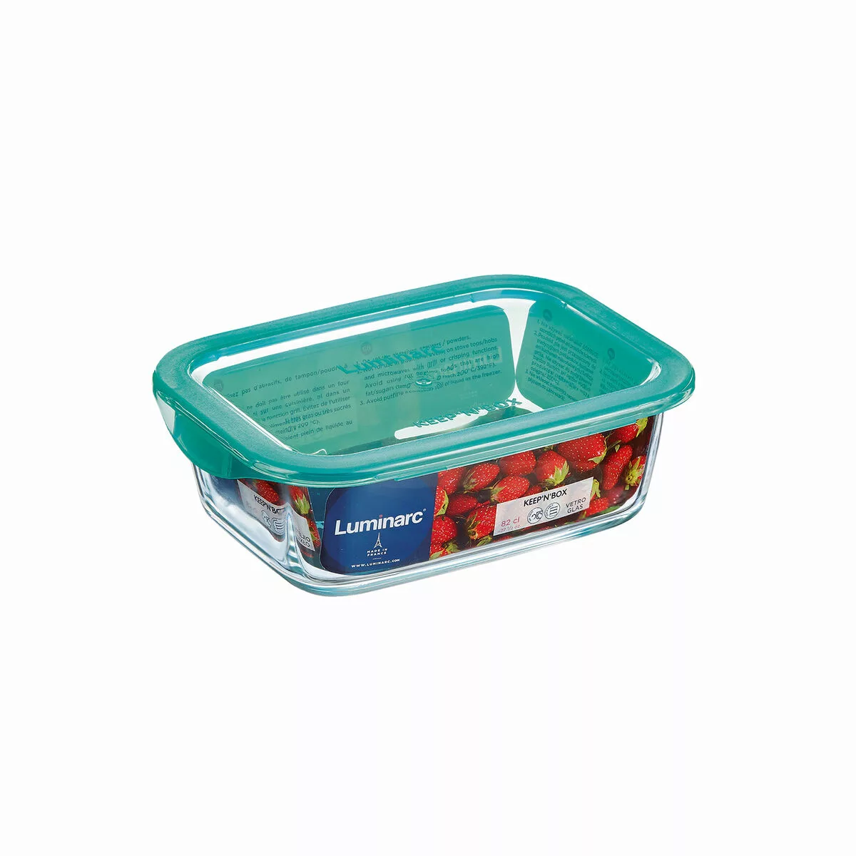 Rechteckige Lunchbox Mit Deckel Luminarc Keep'n Lagon Türkis 1,97 L 22 X 15 günstig online kaufen