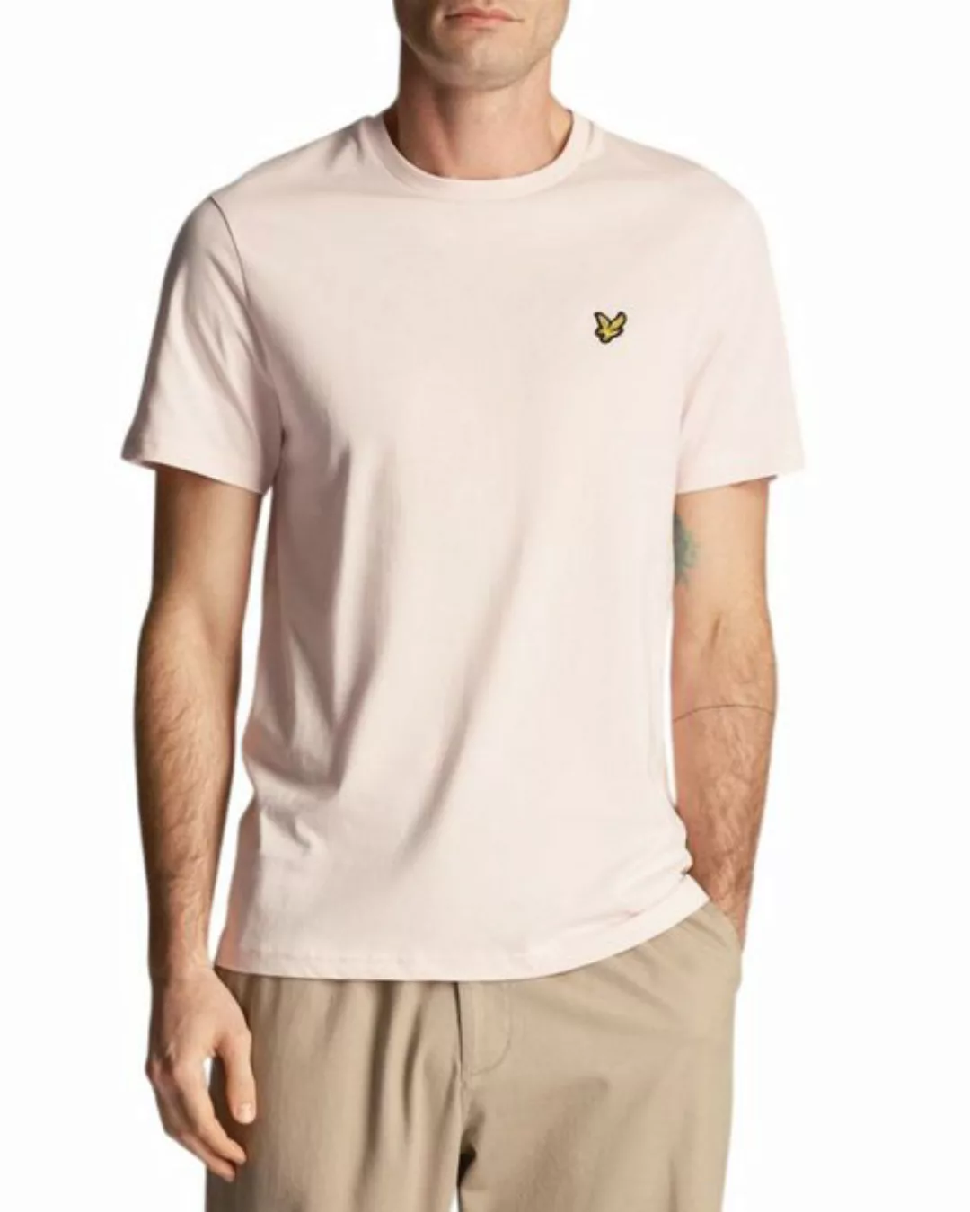 Lyle & Scott T-Shirt Aus 100% Baumwolle Gerader Schnitt günstig online kaufen