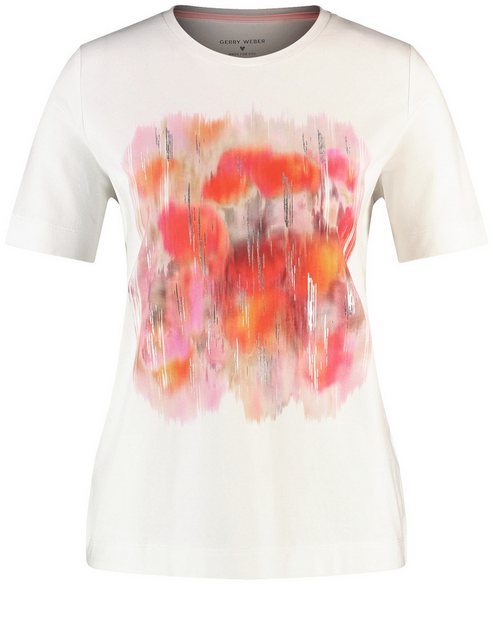 GERRY WEBER Kurzarmshirt T-Shirt mit abstraktem Frontprint günstig online kaufen