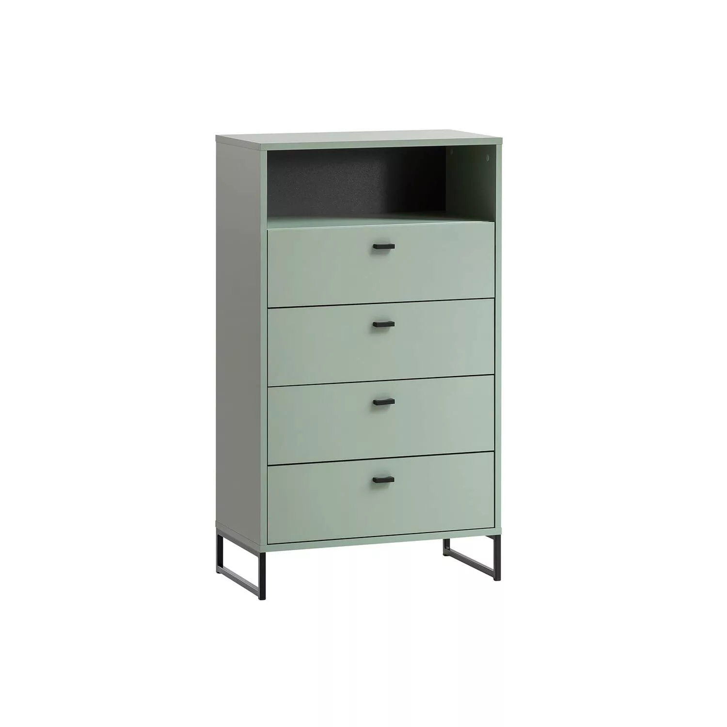 Flur Highboard JULBACH-80 in pistazie, B/H/T: ca. 60,2/103,9/33,05 cm günstig online kaufen