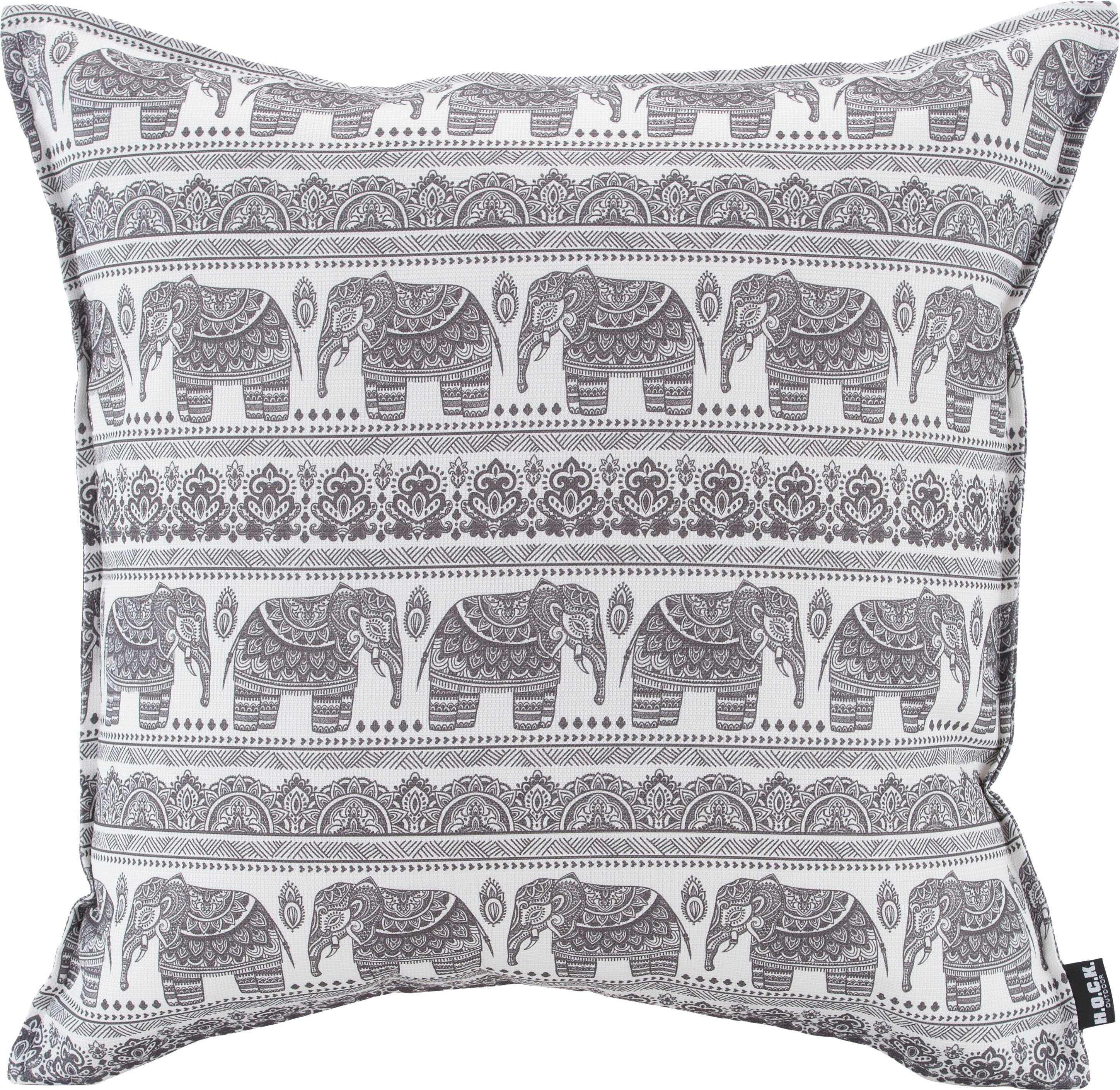 H.O.C.K. Dekokissen »Ethno Elefant«, Outdoor geeignet, Kissenhülle mit Füll günstig online kaufen