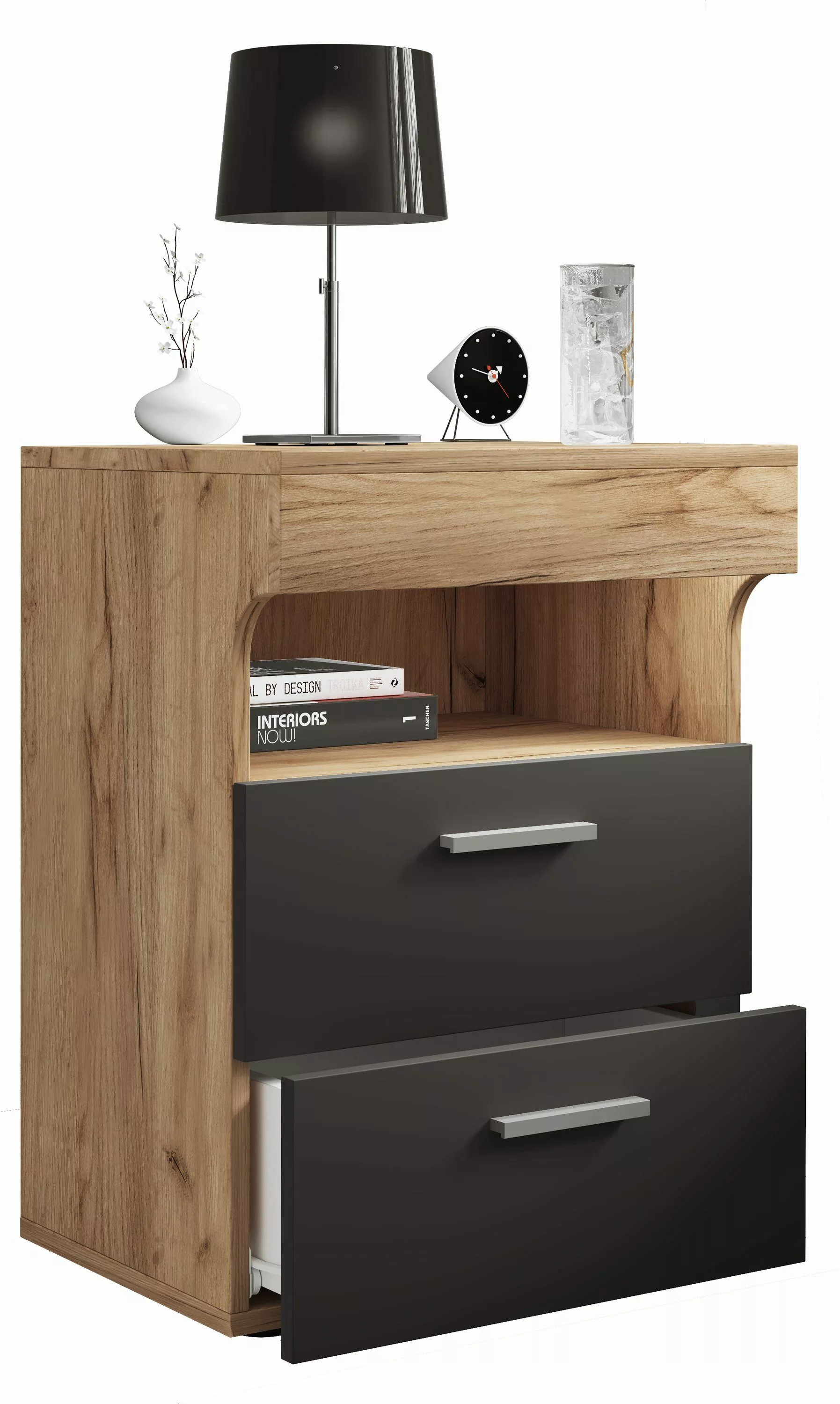 VCM Nachttisch Holz Nachttisch Nachtschrank Schublade günstig online kaufen