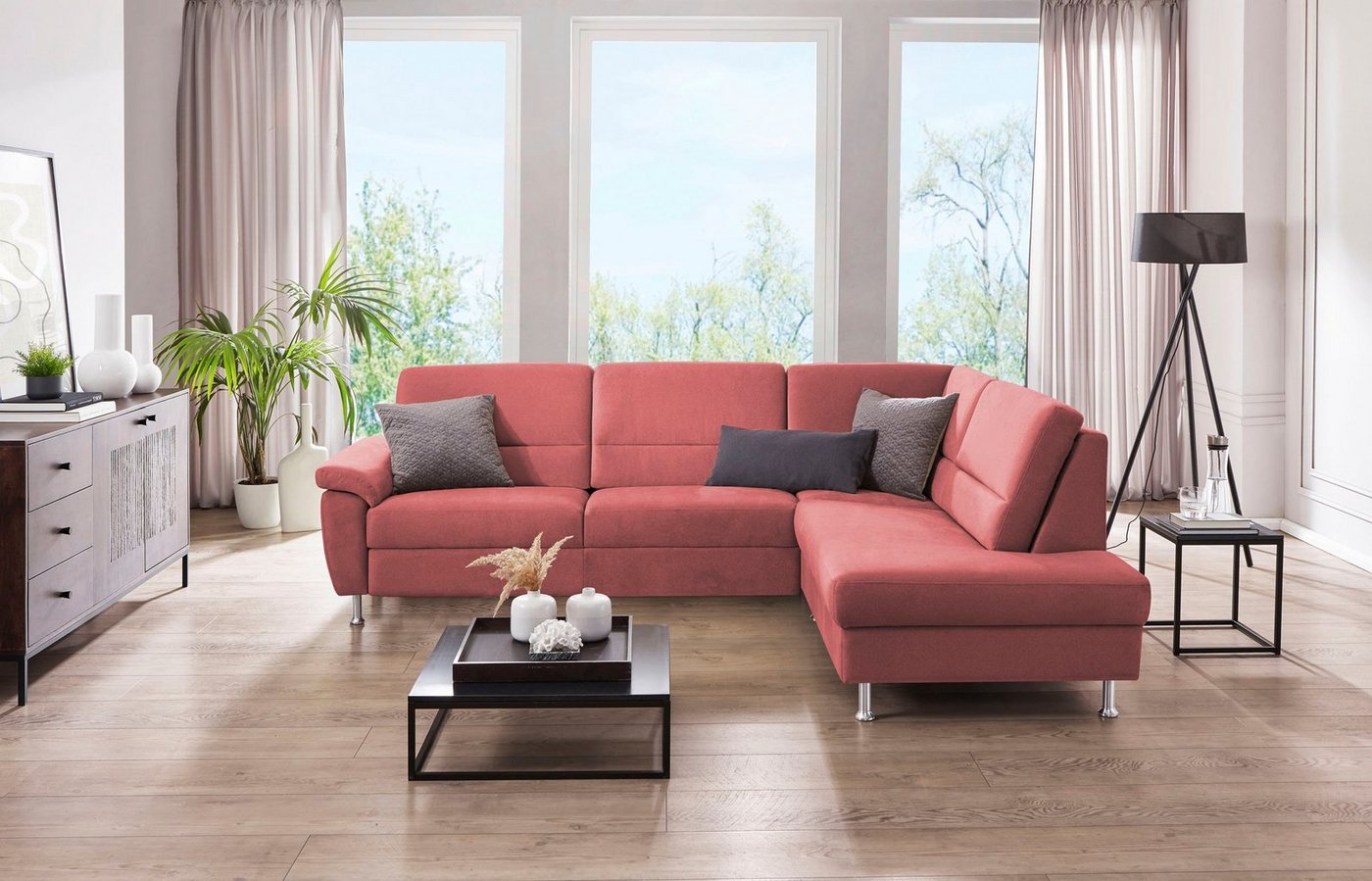 CALIZZA INTERIORS Ecksofa "Onyx L-Form", Ottomane links oder rechts, wahlwe günstig online kaufen