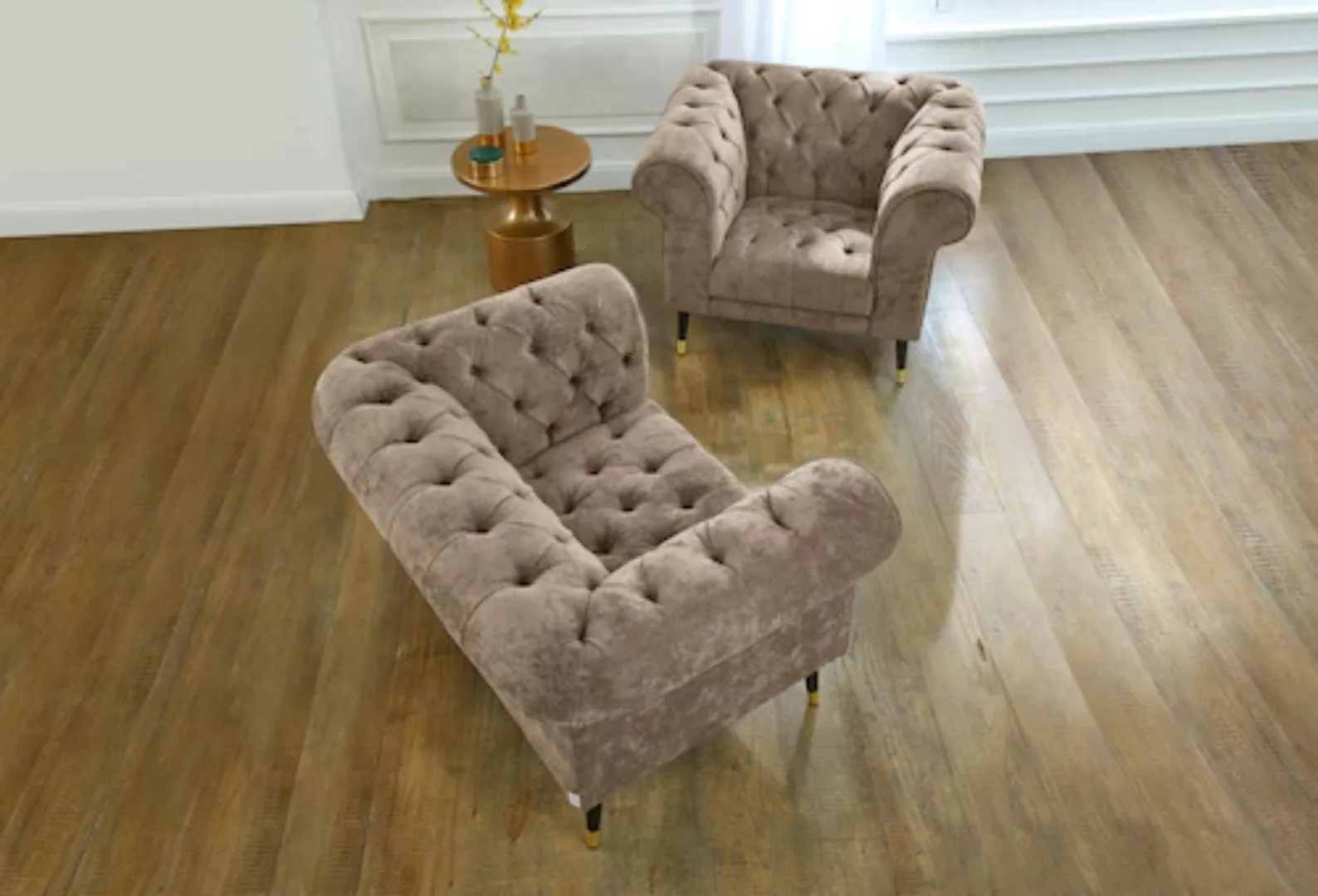 Guido Maria Kretschmer Home&Living Loveseat »Tinnum Loveseat, Chesterfield günstig online kaufen