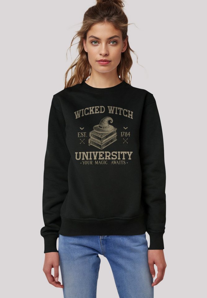 F4NT4STIC Sweatshirt Halloween University Wicked witch Premium Qualität günstig online kaufen