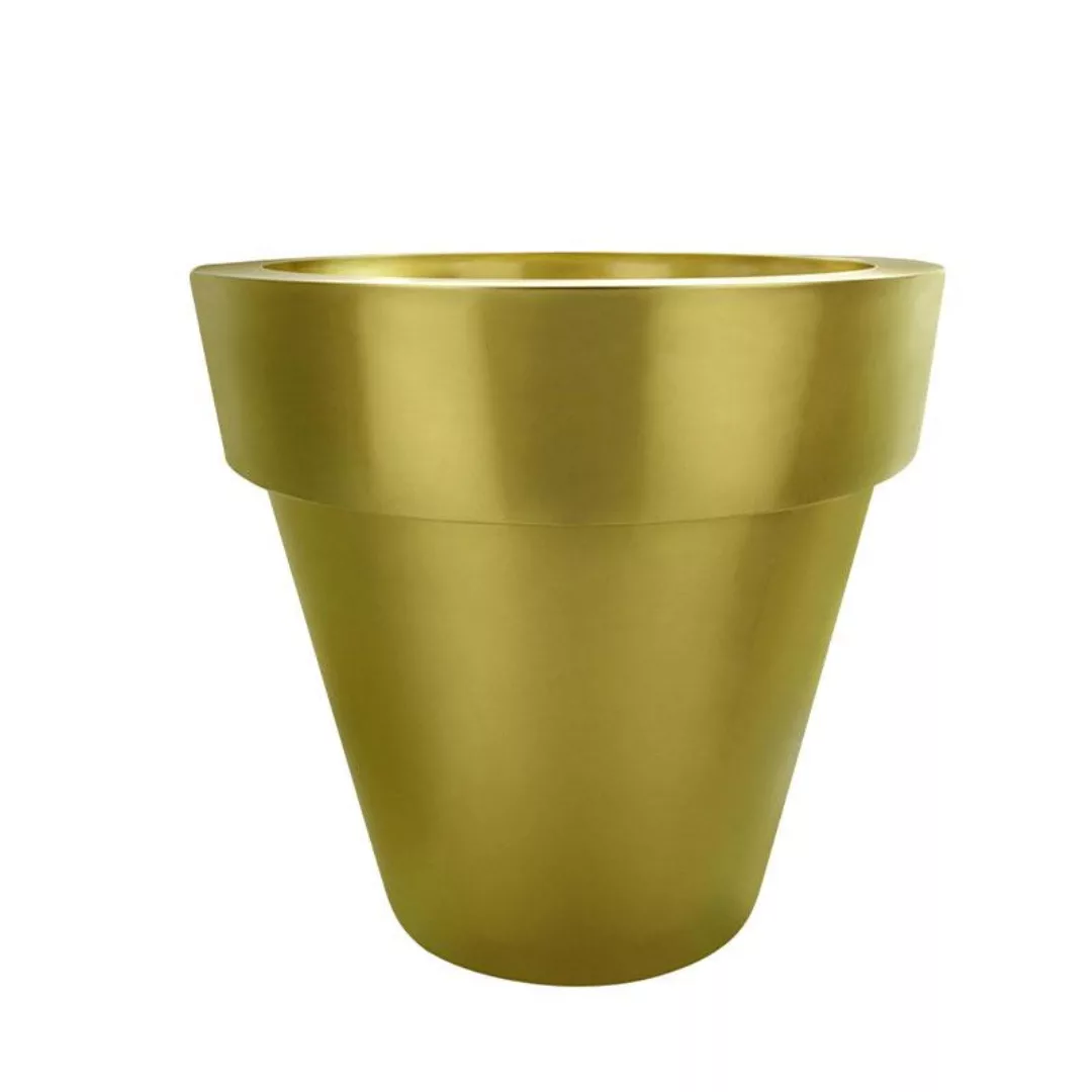 Serralunga - Vas One Blumentopf Ø130cm - gold/lackiert/H x Ø 120x130cm günstig online kaufen