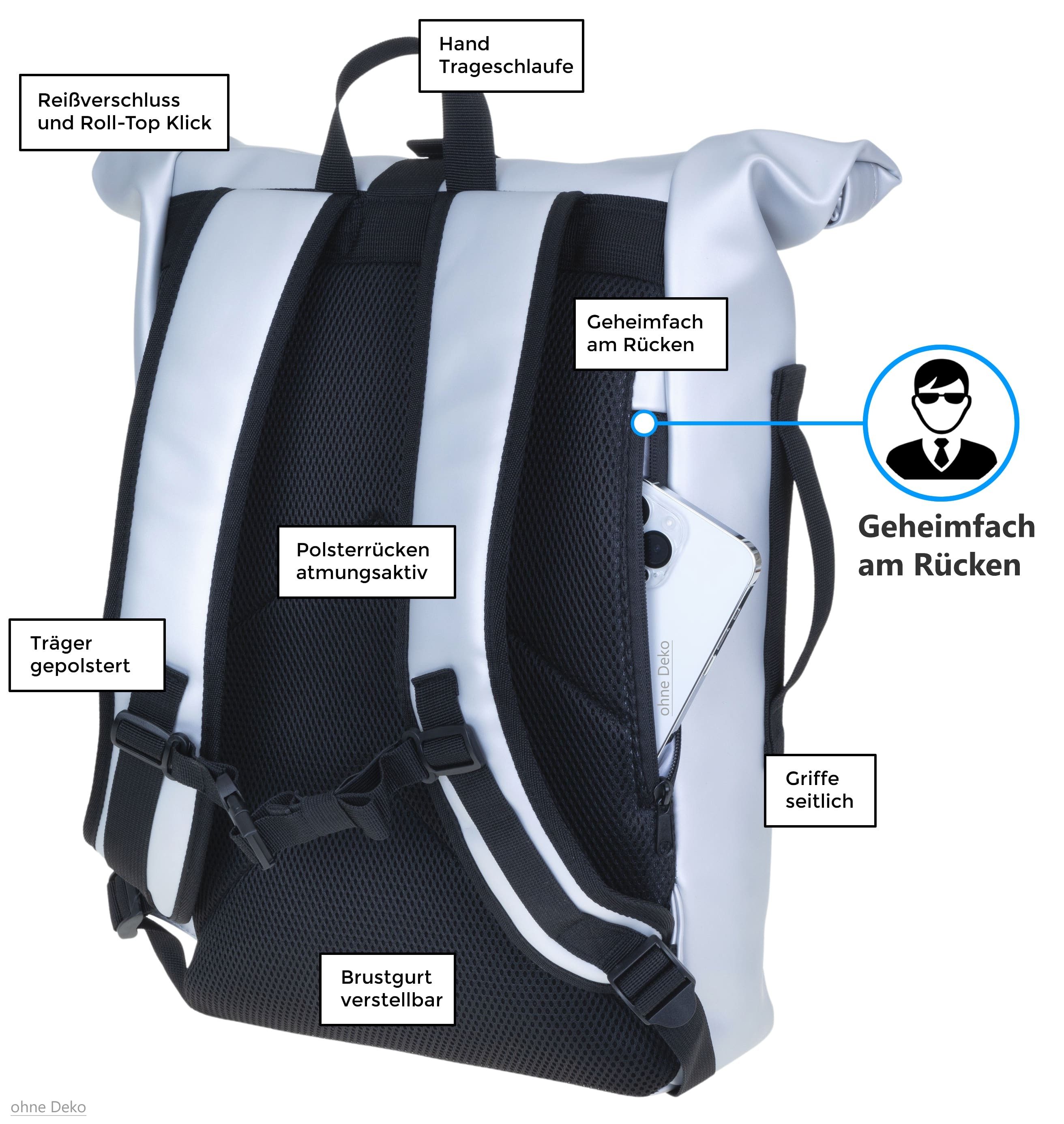 ELEPHANT Freizeitrucksack Time Bag aus Plane, günstig online kaufen