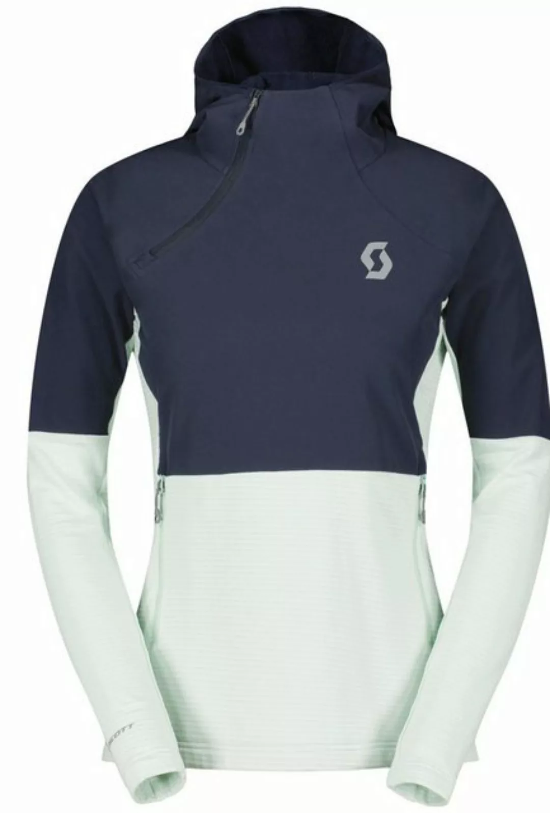 Scott Fleecepullover SCO Pullover W's Defined Tech Hybrid dark blue/fresh g günstig online kaufen