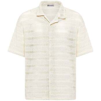 Dandalo  Hemdbluse Lucas Oversize Lapel Collar Short Sleeve Shirt günstig online kaufen