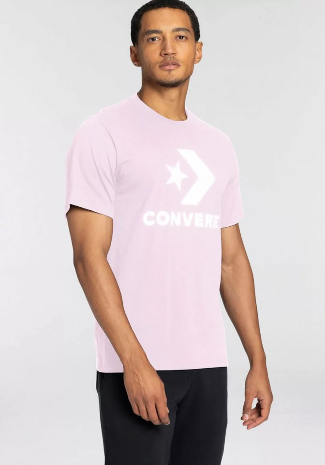 Converse T-Shirt CONVERSE GO-TO STAR CHEVRON LOGO STANDARD-FIT T-SHIRT (1-t günstig online kaufen