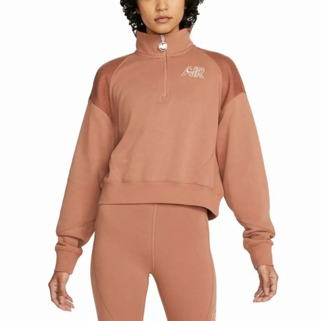 Nike Sportswear Air Fleece Langarm-t-shirt L Mineral Clay / Red Bark / Pink günstig online kaufen