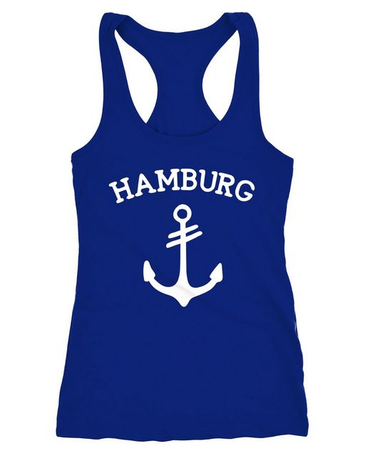 MoonWorks Tanktop Damen Tank-Top Anker Hamburg 2 Racerback Moonworks® günstig online kaufen