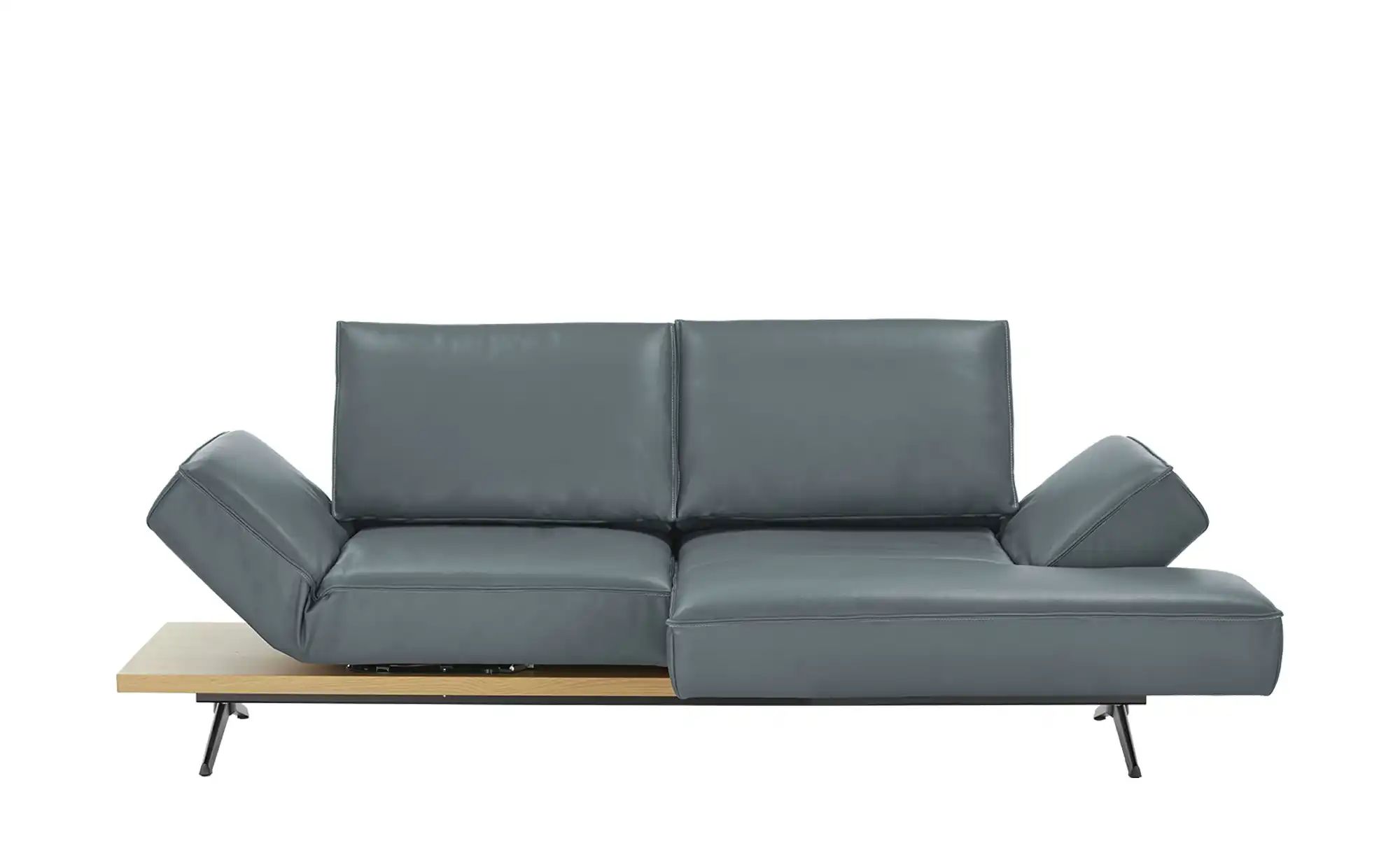 KOINOR Ecksofa Echtleder Phoenix ¦ blau ¦ Maße (cm): B: 240 H: 116 T: 132.0 günstig online kaufen