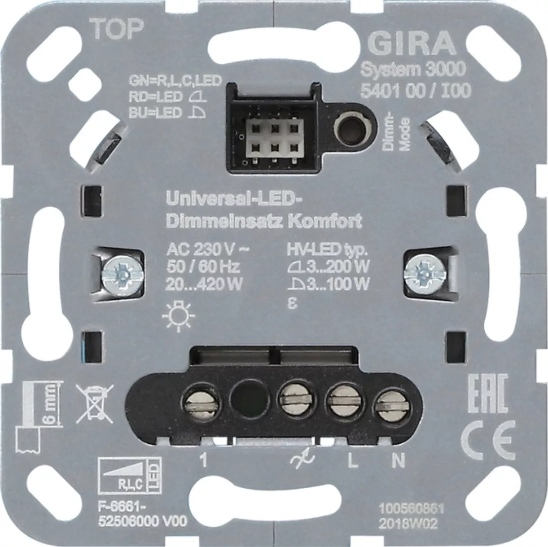 Gira Uni-LED-Dimmeinsatz komfort 540100 günstig online kaufen