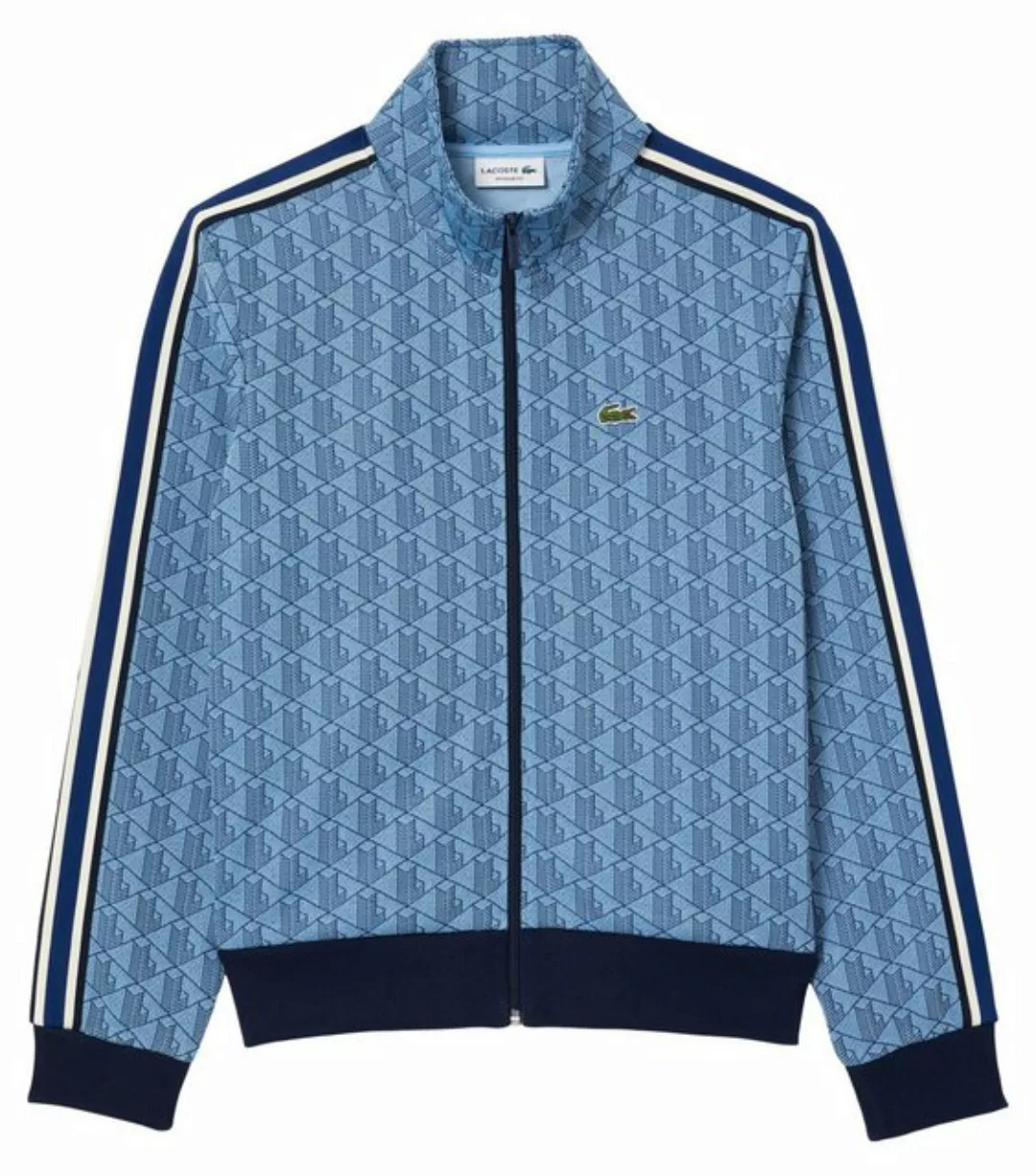 Lacoste Sweatjacke Herren Sweatjacke mit Monogramm-Print (1-tlg) günstig online kaufen