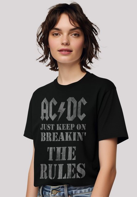 F4NT4STIC T-Shirt AC/DC Just Keep On Breaking The Rules Premium Qualität günstig online kaufen