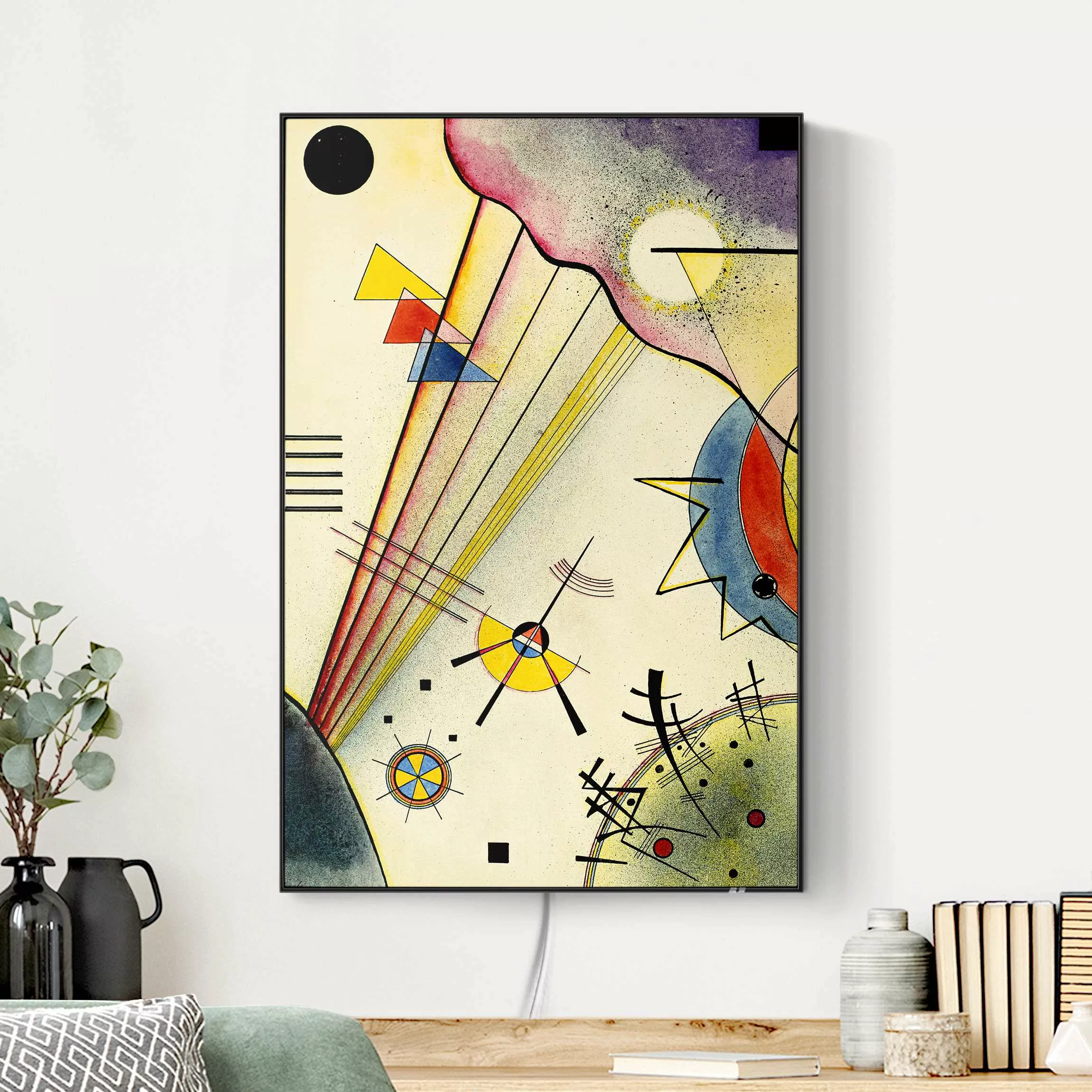 LED-Wechselbild Wassily Kandinsky - Deutliche Verbindung günstig online kaufen