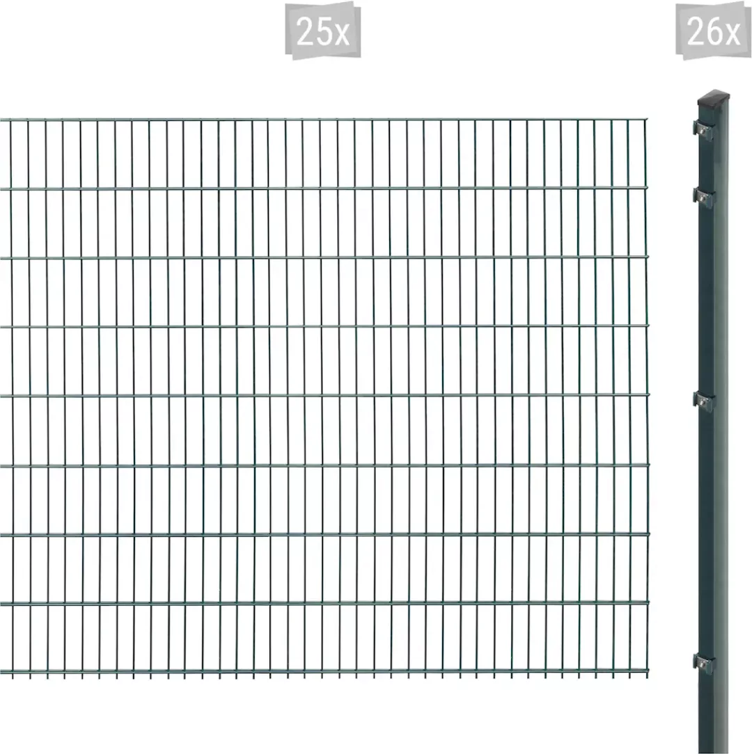 Arvotec Doppelstabmattenzaun "EXCLUSIVE 163 zum Einbetonieren", Zaunhöhe 16 günstig online kaufen