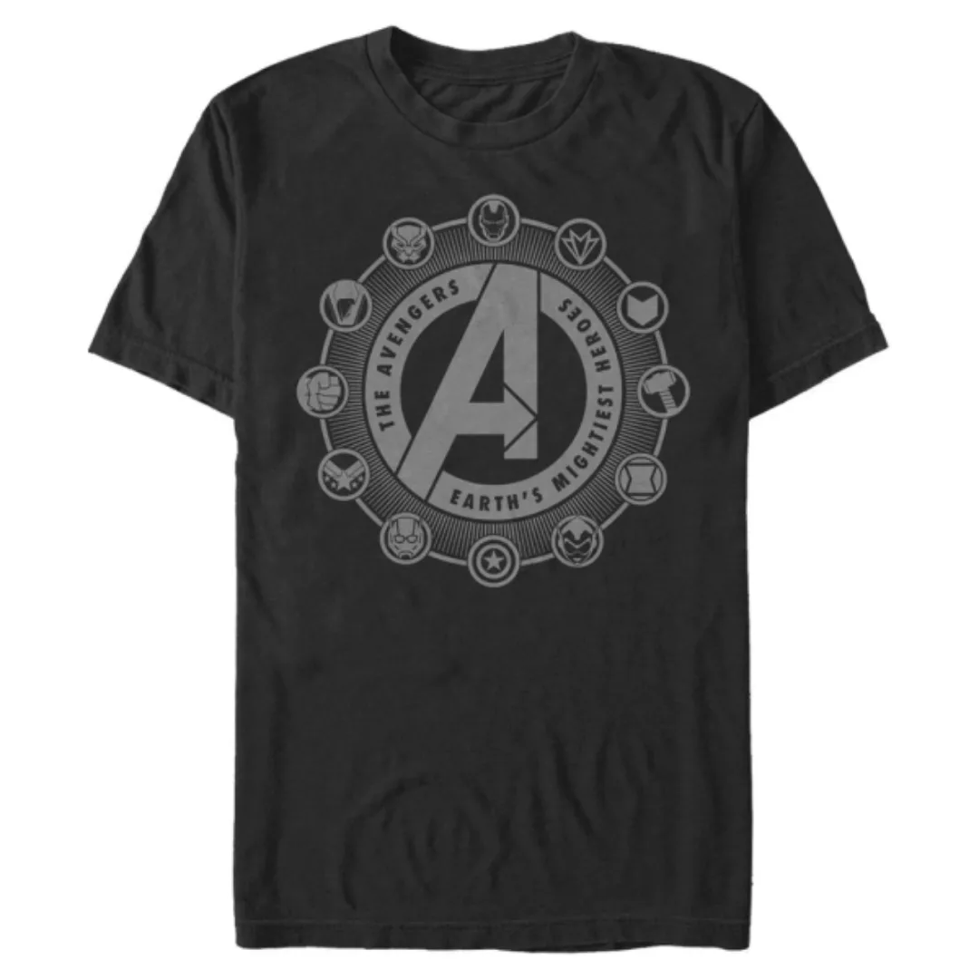 Marvel - Logo Avenger Emblems - Männer T-Shirt günstig online kaufen