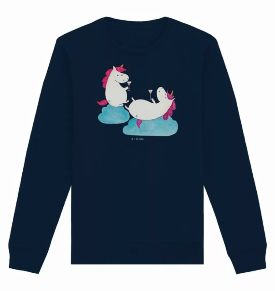 Mr. & Mrs. Panda Longpullover Einhorn Sekt Größe M - French Navy - Geschenk günstig online kaufen