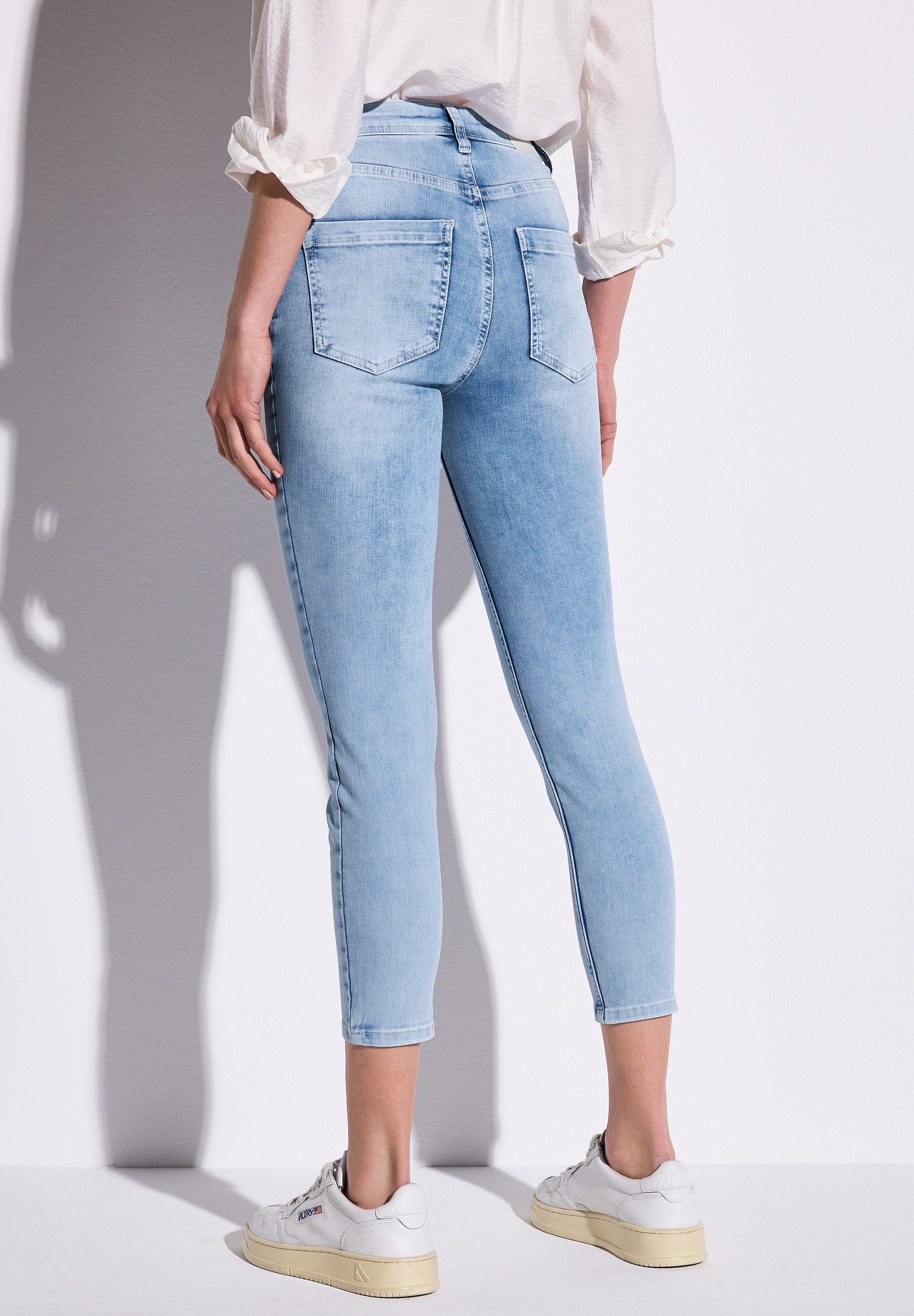 STREET ONE Slim-fit-Jeans, High Waist günstig online kaufen