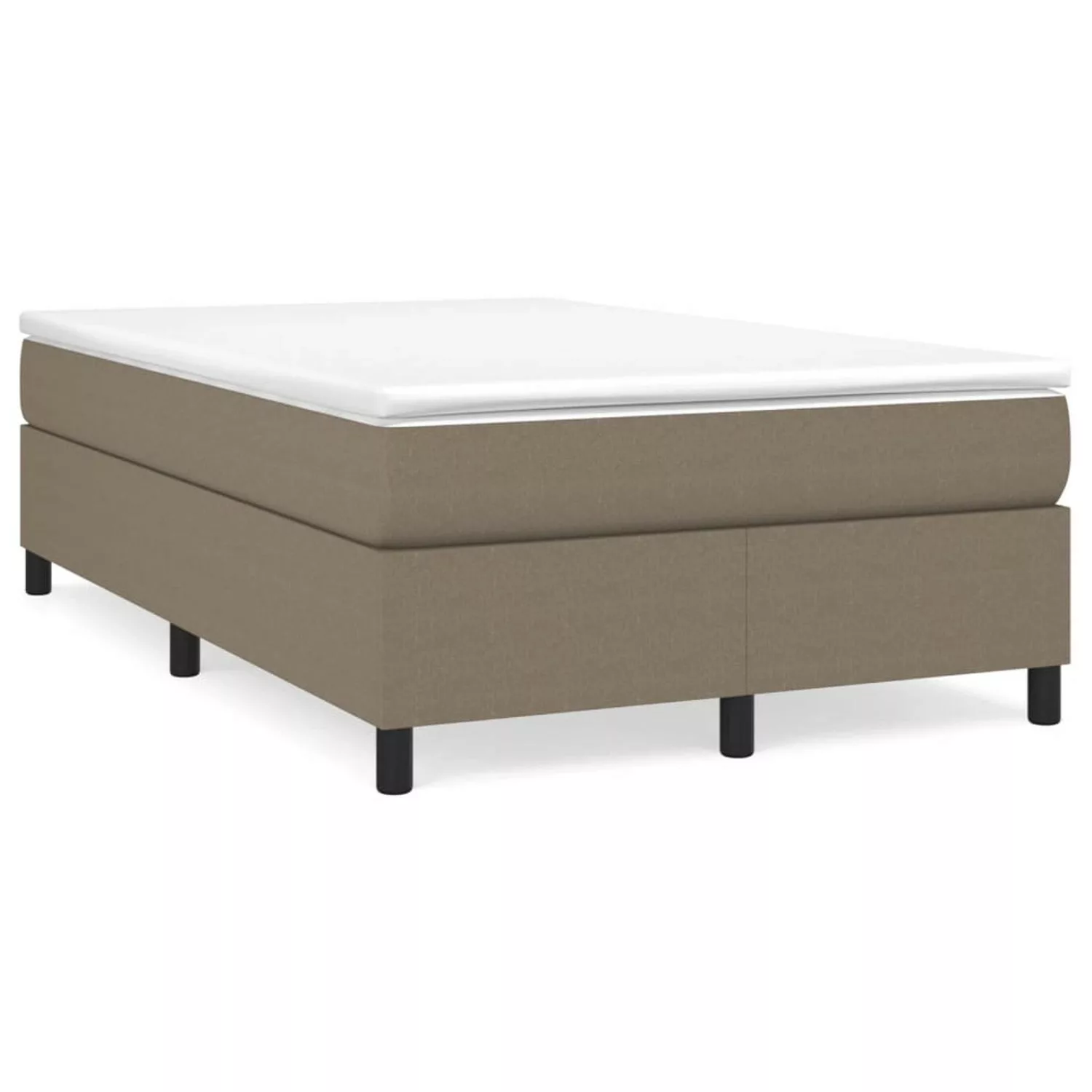 Vidaxl Boxspringbett Taupe 120x200 Cm Stoff günstig online kaufen