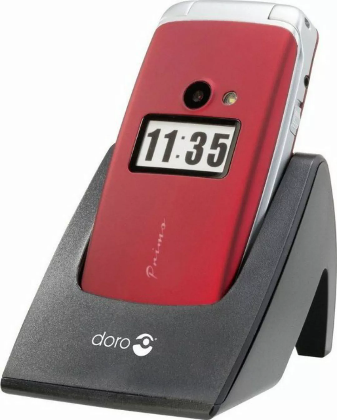 Doro Primo 413 rot Seniorenhandy (5,08 cm/2,4 Zoll, 2 MP Kamera, Notruftast günstig online kaufen