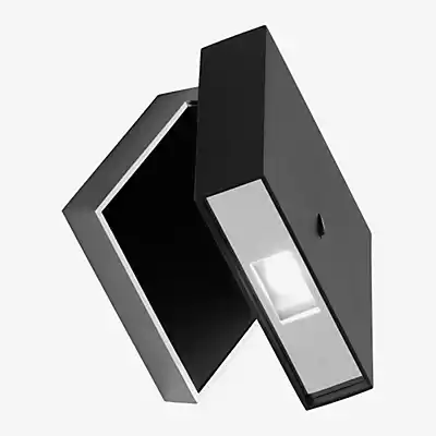 Vibia Alpha 7940/7942 Wandleuchte LED, schwarz/chrom günstig online kaufen