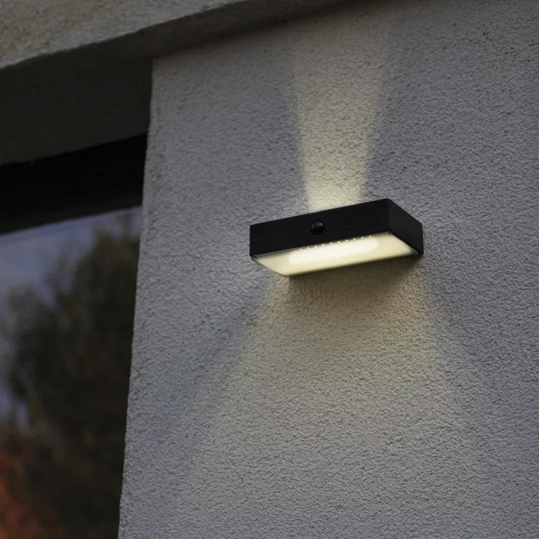 LUTEC LED Solarleuchte "LED-Solar-Wandl. FADI", 1 flammig, Leuchtmittel LED günstig online kaufen