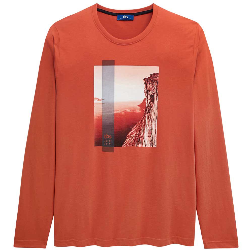 Tbs Gaeletee Langarm Rundhals T-shirt 3XL RED günstig online kaufen