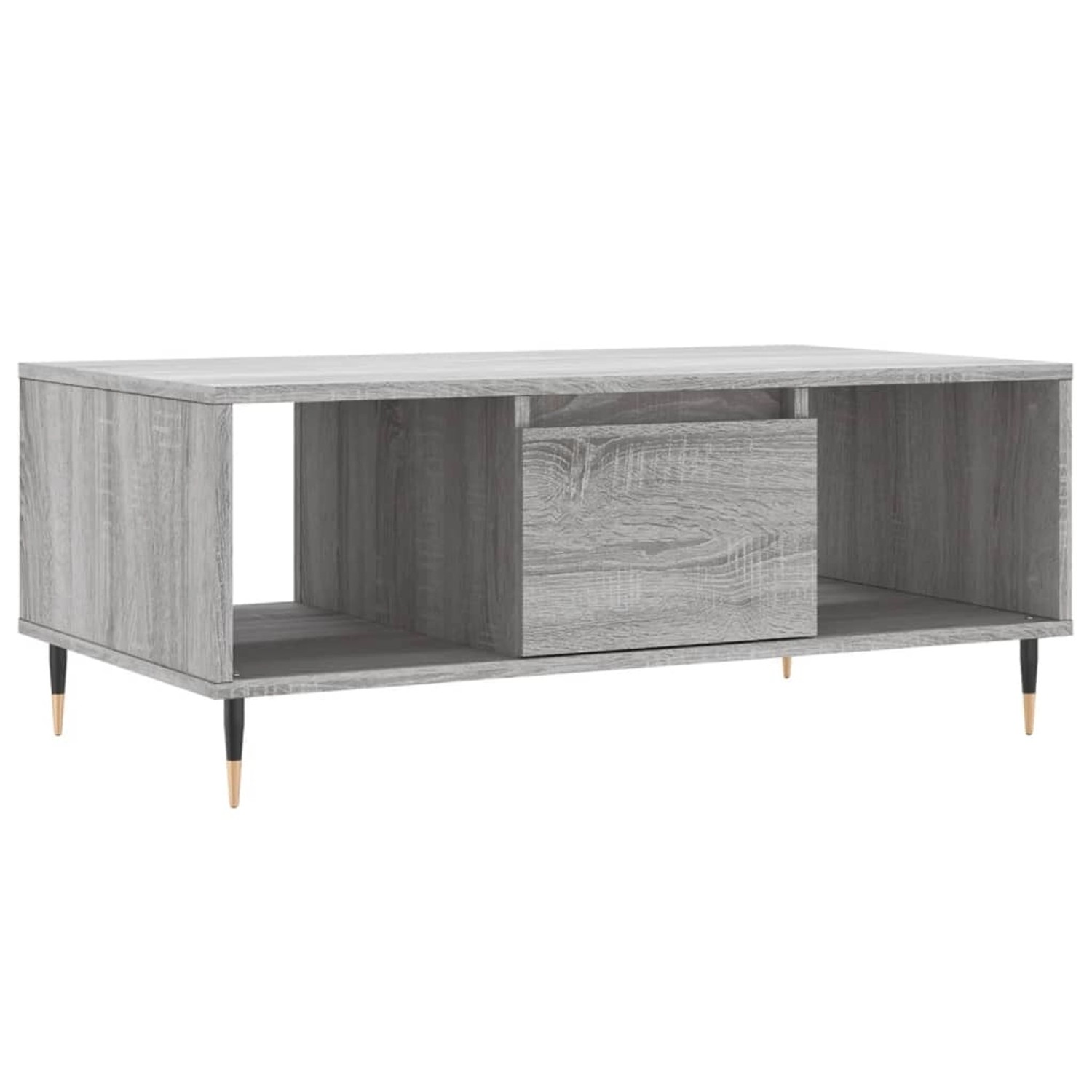 vidaXL Couchtisch Grau Sonoma 90x50x36,5 cm Holzwerkstoff Modell 3 günstig online kaufen