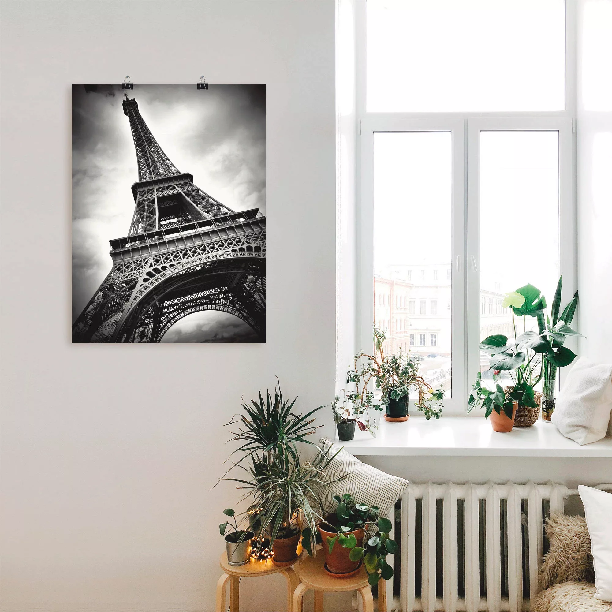 Artland Wandbild "Eiffelturm Paris", Gebäude, (1 St.), als Leinwandbild, Po günstig online kaufen