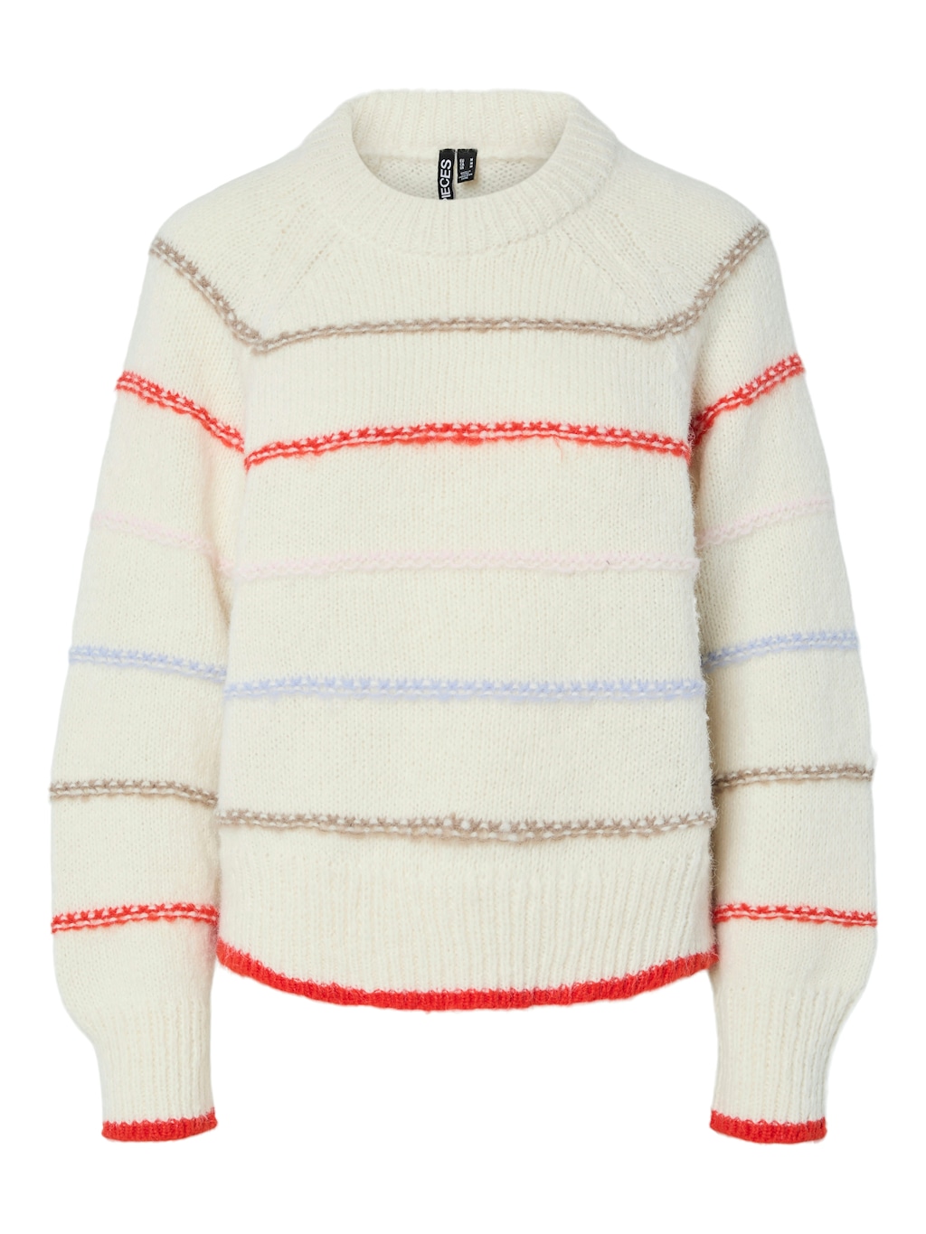 pieces Strickpullover "PCNELIA LS O-NECK KNIT NOOS BC" günstig online kaufen