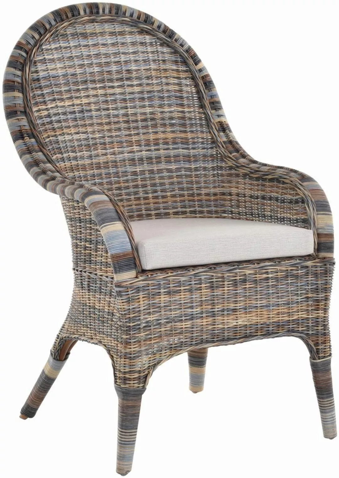Krines Home Rattanstuhl Rattansessel hohe Rückenlehne günstig online kaufen