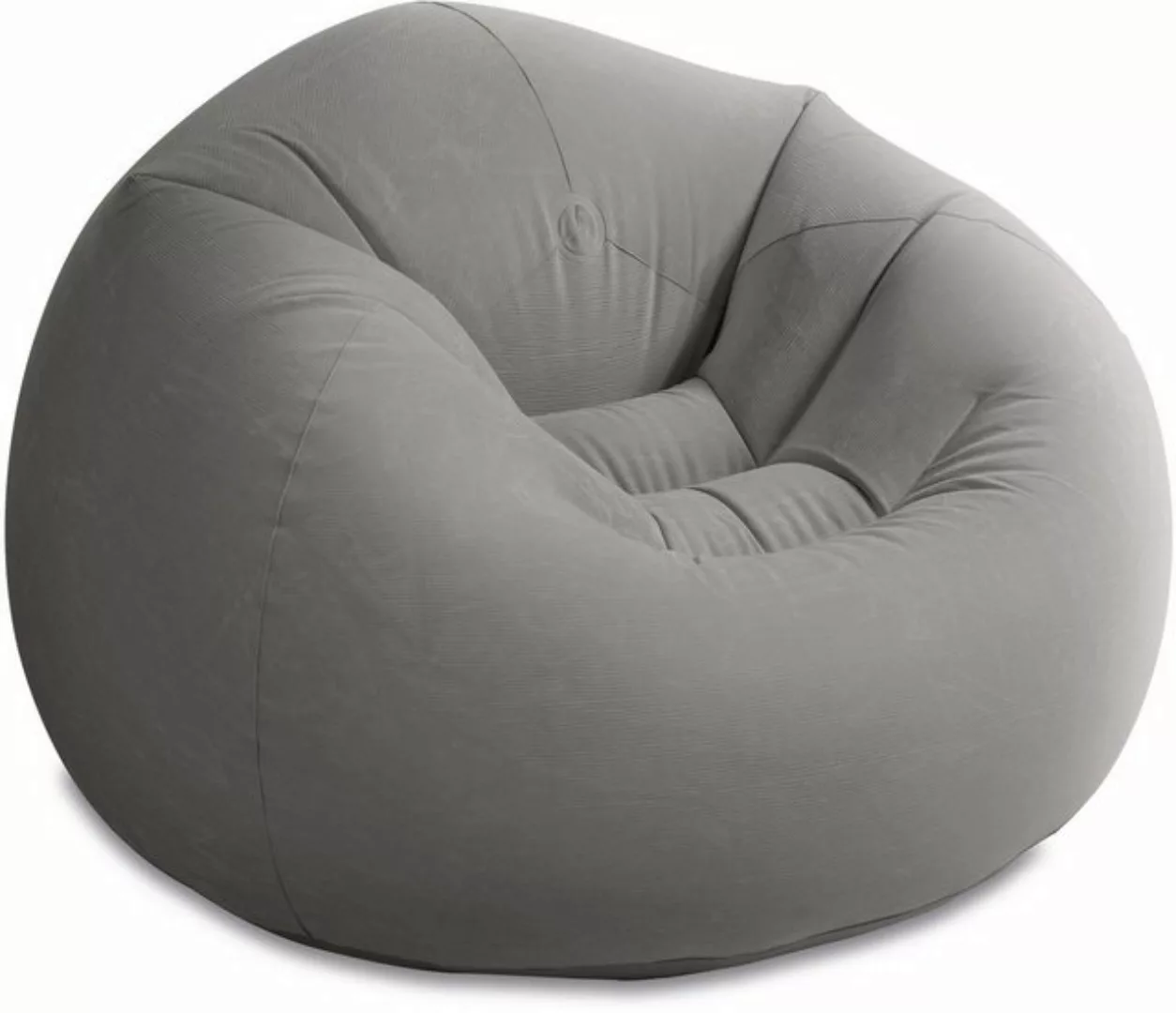 Intex Luftsessel Sessel Beanless Bag grau aufblasbar 114 x 114 x 71cm 68579 günstig online kaufen