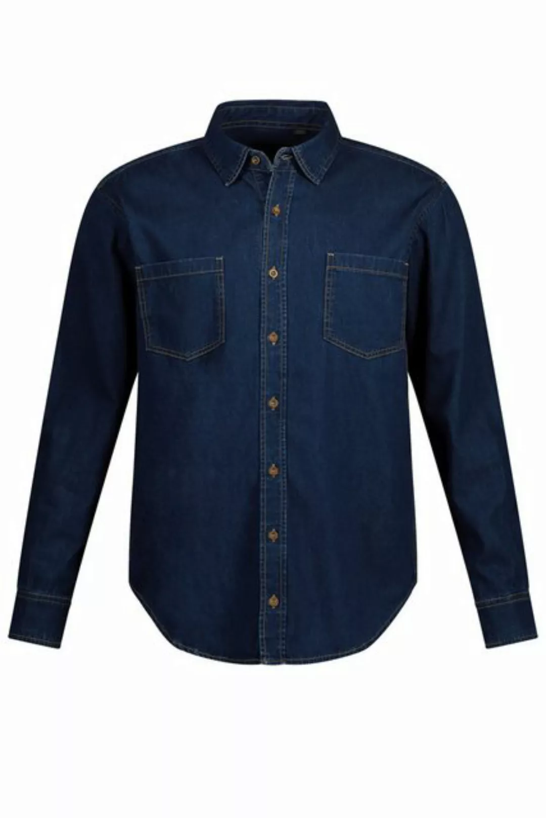 JP1880 Businesshemd Jeanshemd Langarm Kentkragen Modern Fit bis 8 XL günstig online kaufen