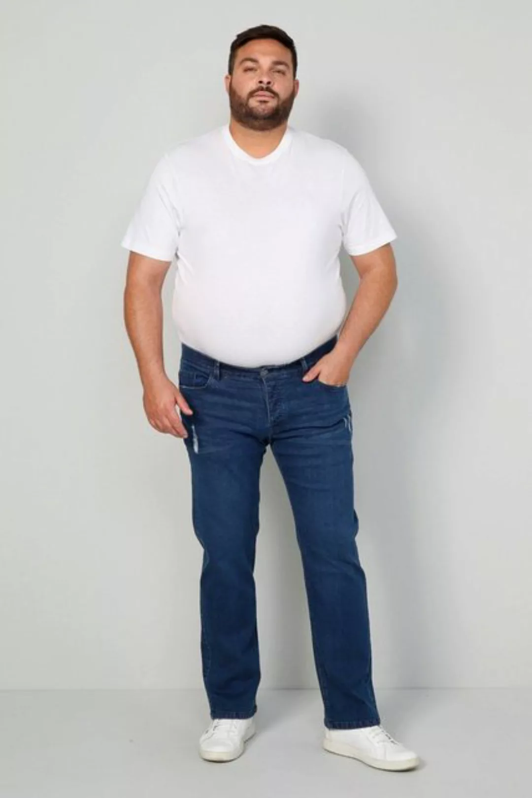 Men Plus 5-Pocket-Jeans Jeans Spezialschnitt günstig online kaufen