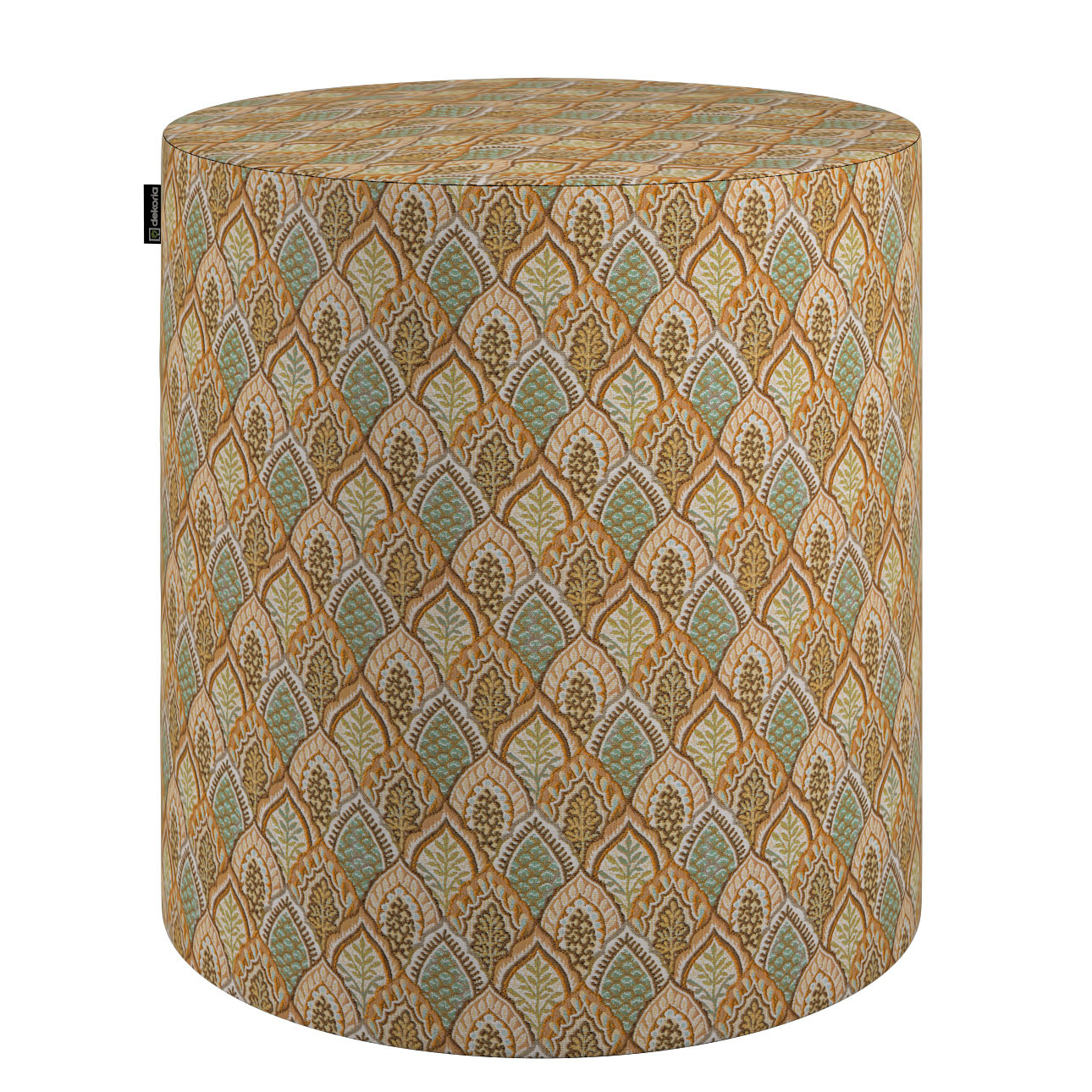 Pouf Barrel, beige- grün, ø40 cm x 40 cm, Intenso Premium (144-28) günstig online kaufen