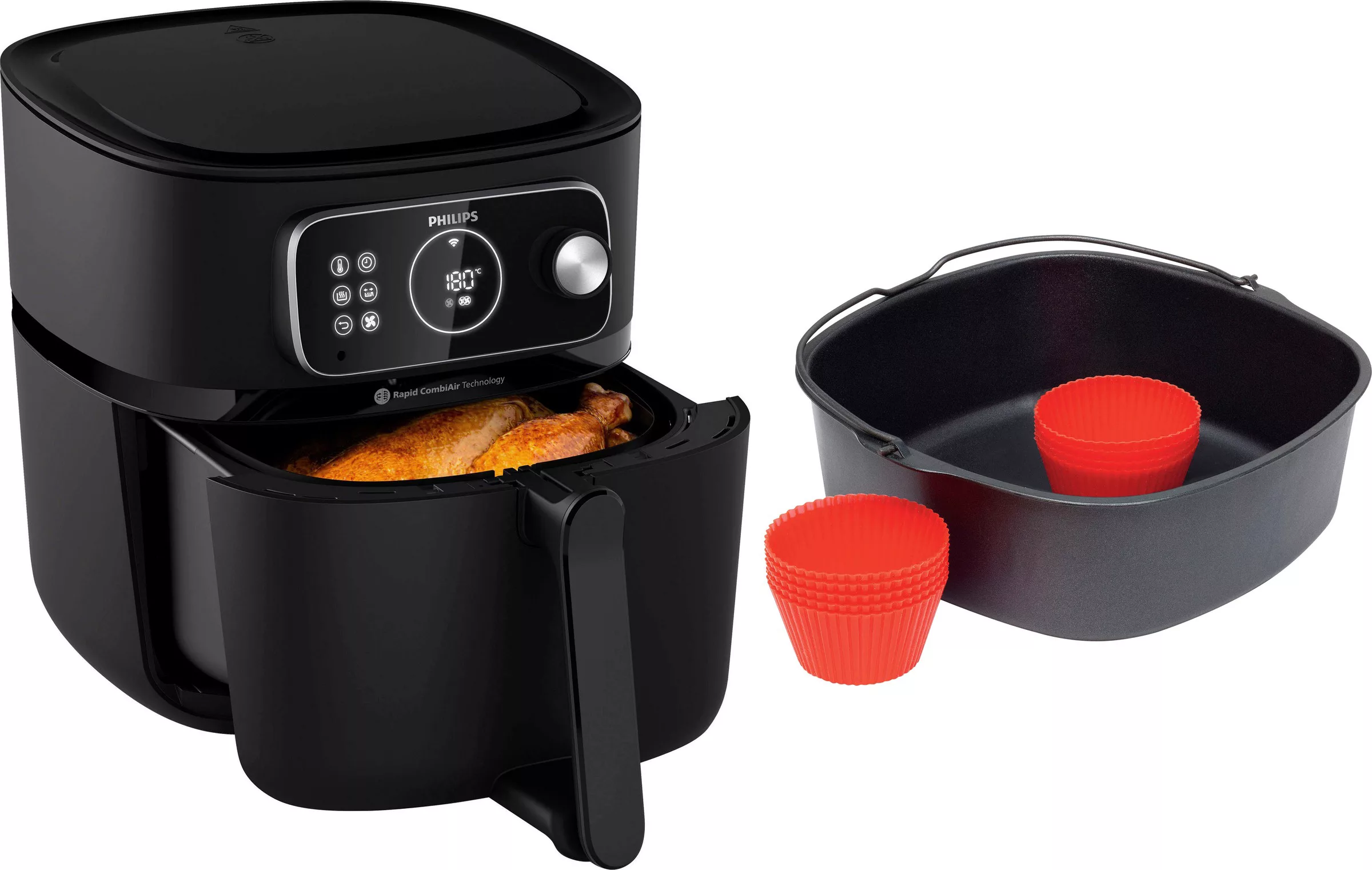 Philips Heißluftfritteuse »Airfryer XXL Kombi HD9875, mit 8,3 l, Rapid Comb günstig online kaufen