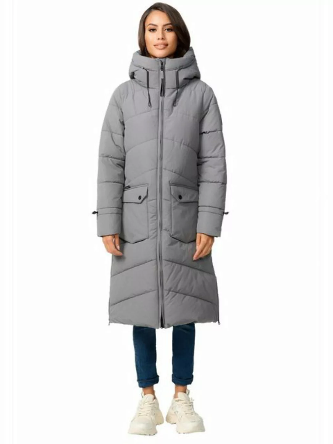 Marikoo Winterjacke "Tomomii XVI", warmer Winter Stepp Mantel mit Kapuze günstig online kaufen