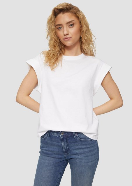 s.Oliver Shirttop T-Shirt im Relaxed Fit mit überschnittenen Schultern günstig online kaufen