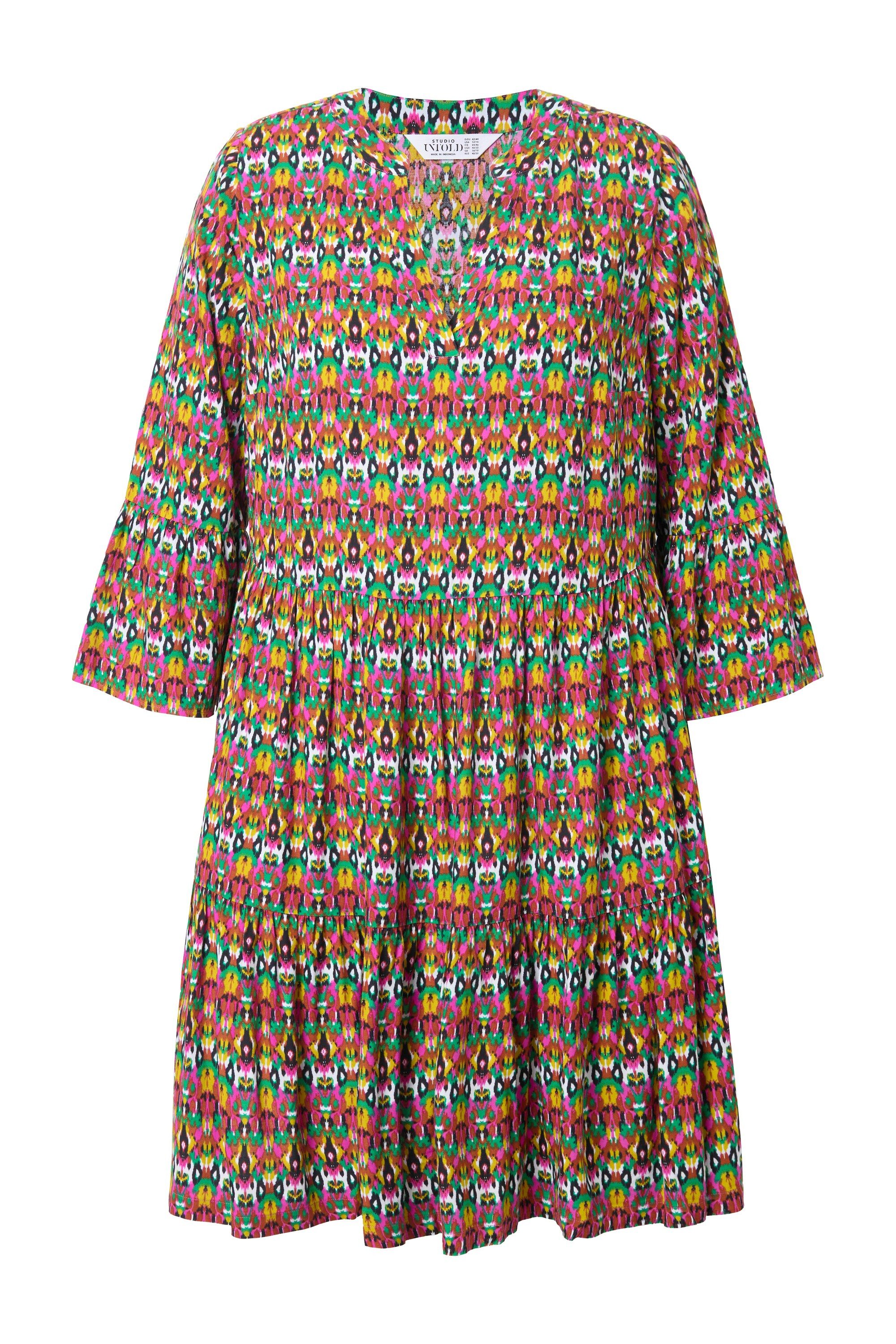 Studio Untold Jerseykleid Kleid Alloverprint 3/4-Ärmel günstig online kaufen