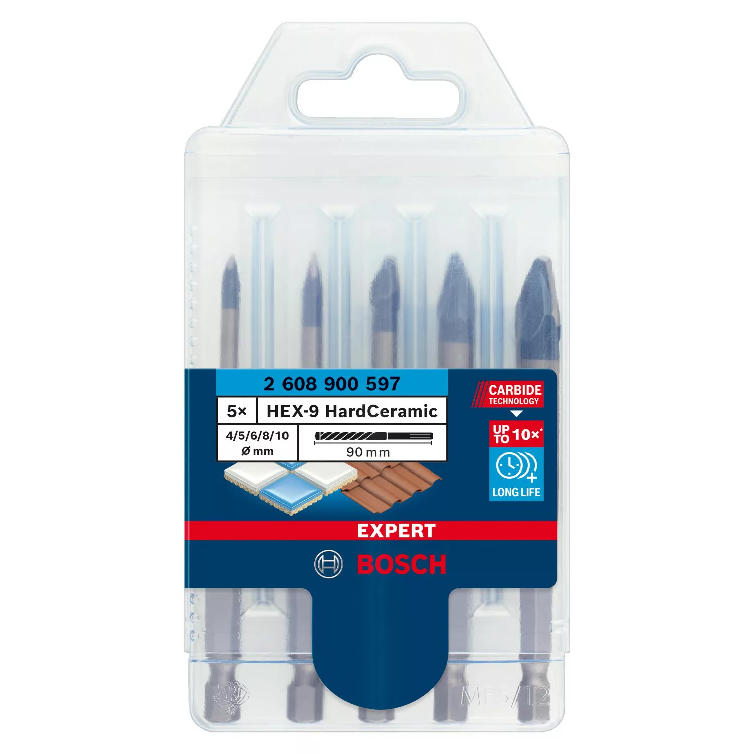 Bosch Expert Bohrer-Sets Hex-9 Hard Ceramic 5-teilig günstig online kaufen