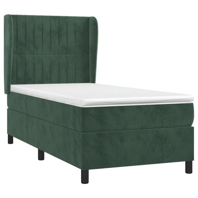 vidaXL Boxspringbett Bett Boxspringbett mit Matratze & Topper Samt versch. günstig online kaufen