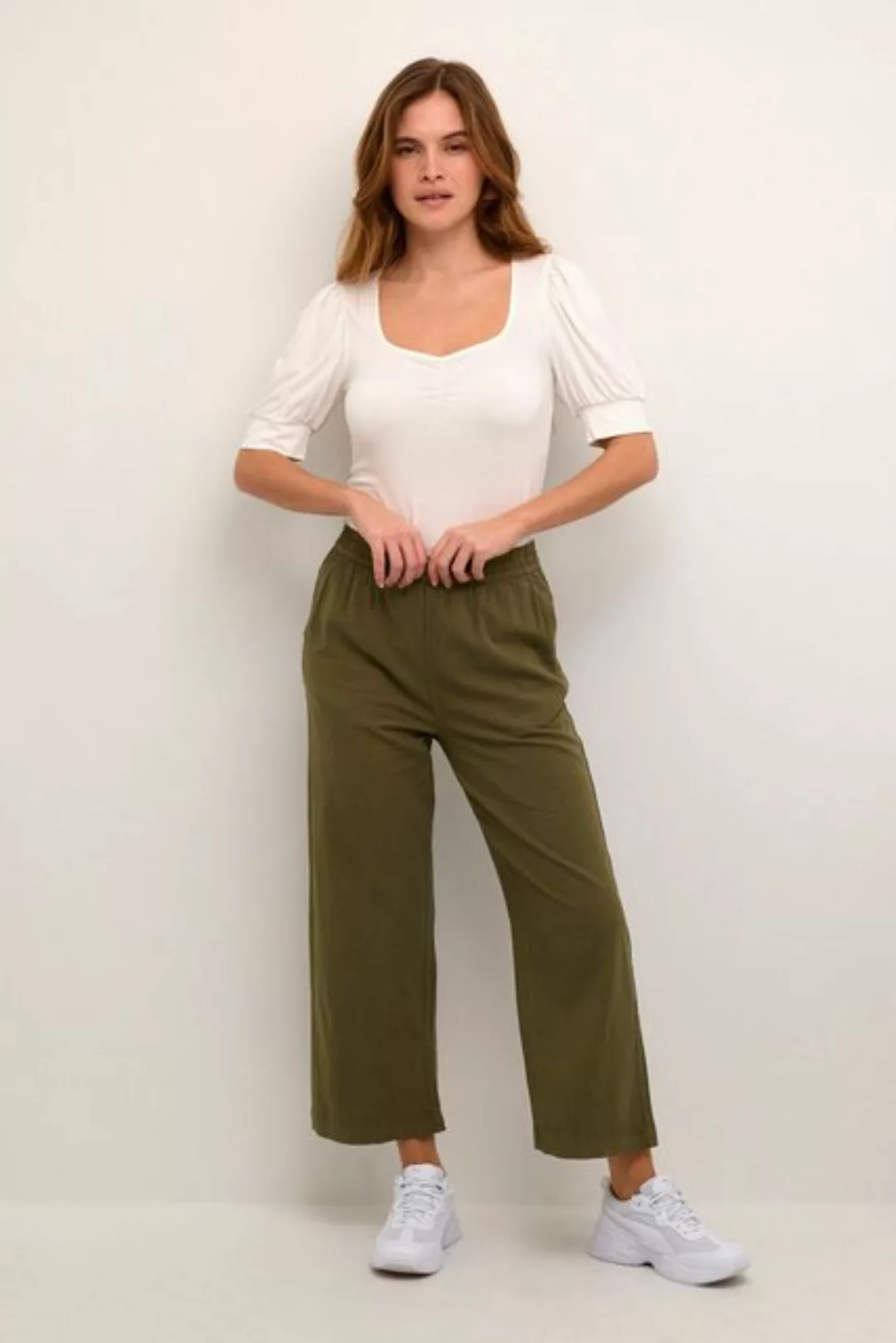 KAFFE Stoffhose Casual Hose KAnaya günstig online kaufen