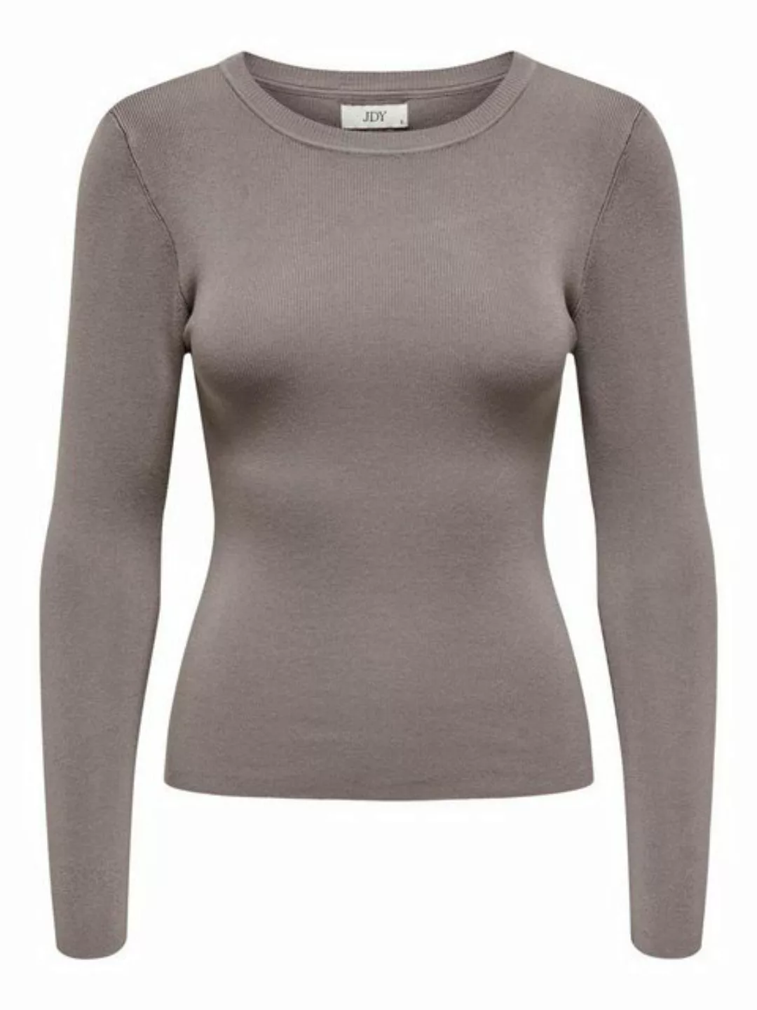 JDY Strickpullover - Langarmtop einfarbig - Langarmshirt Slim Fit uni günstig online kaufen