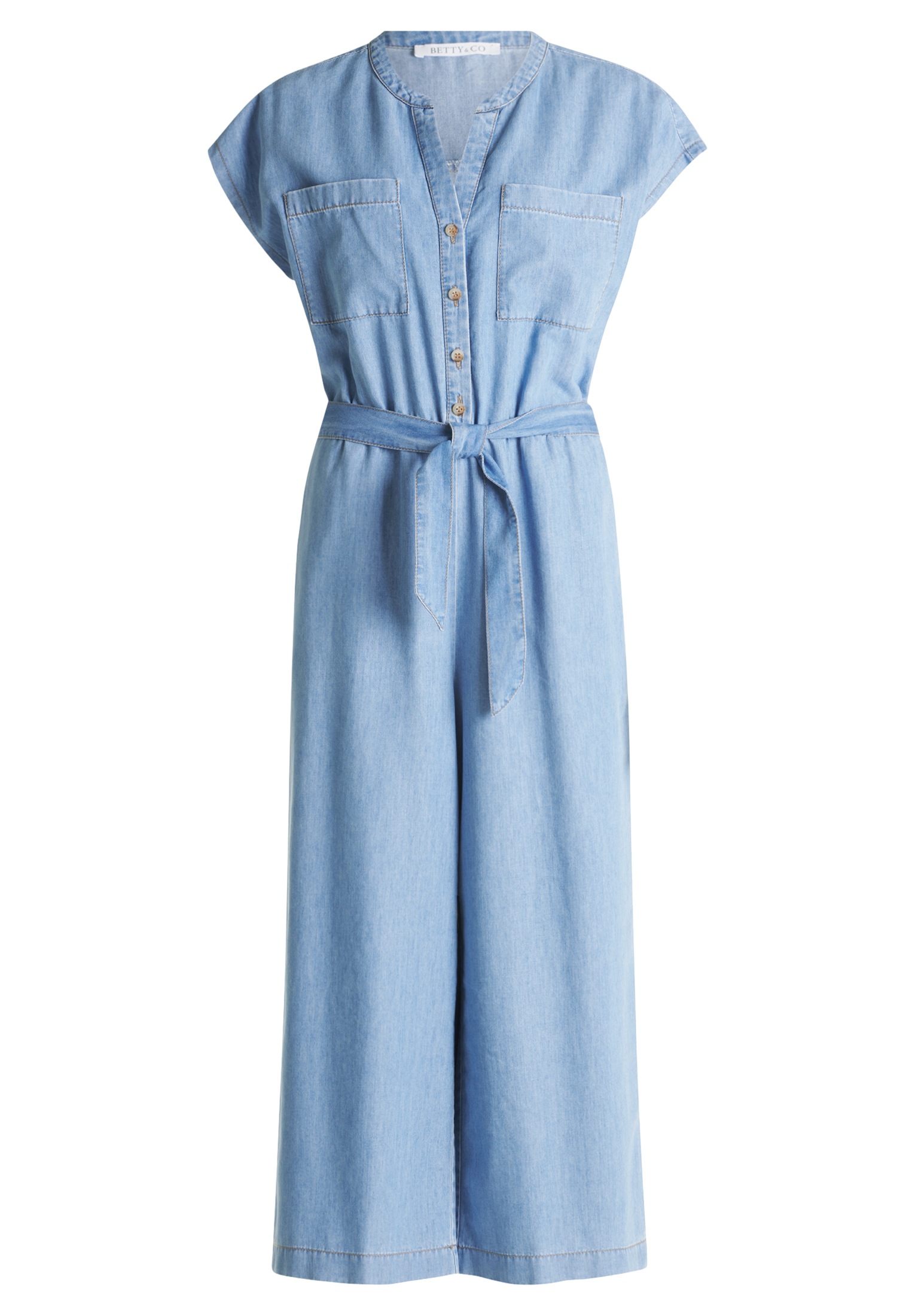 Betty&Co Overall "Betty & Co Damen Jumpsuit mit aufgesetzten Taschen", (1 t günstig online kaufen