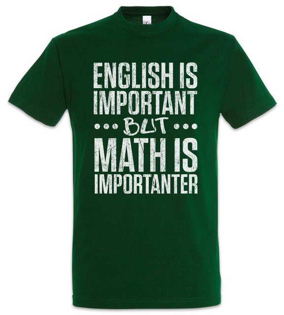 Urban Backwoods Print-Shirt English Is Important But Math Is Importanter He günstig online kaufen