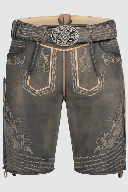Lederhose Zac mit Gürtel günstig online kaufen