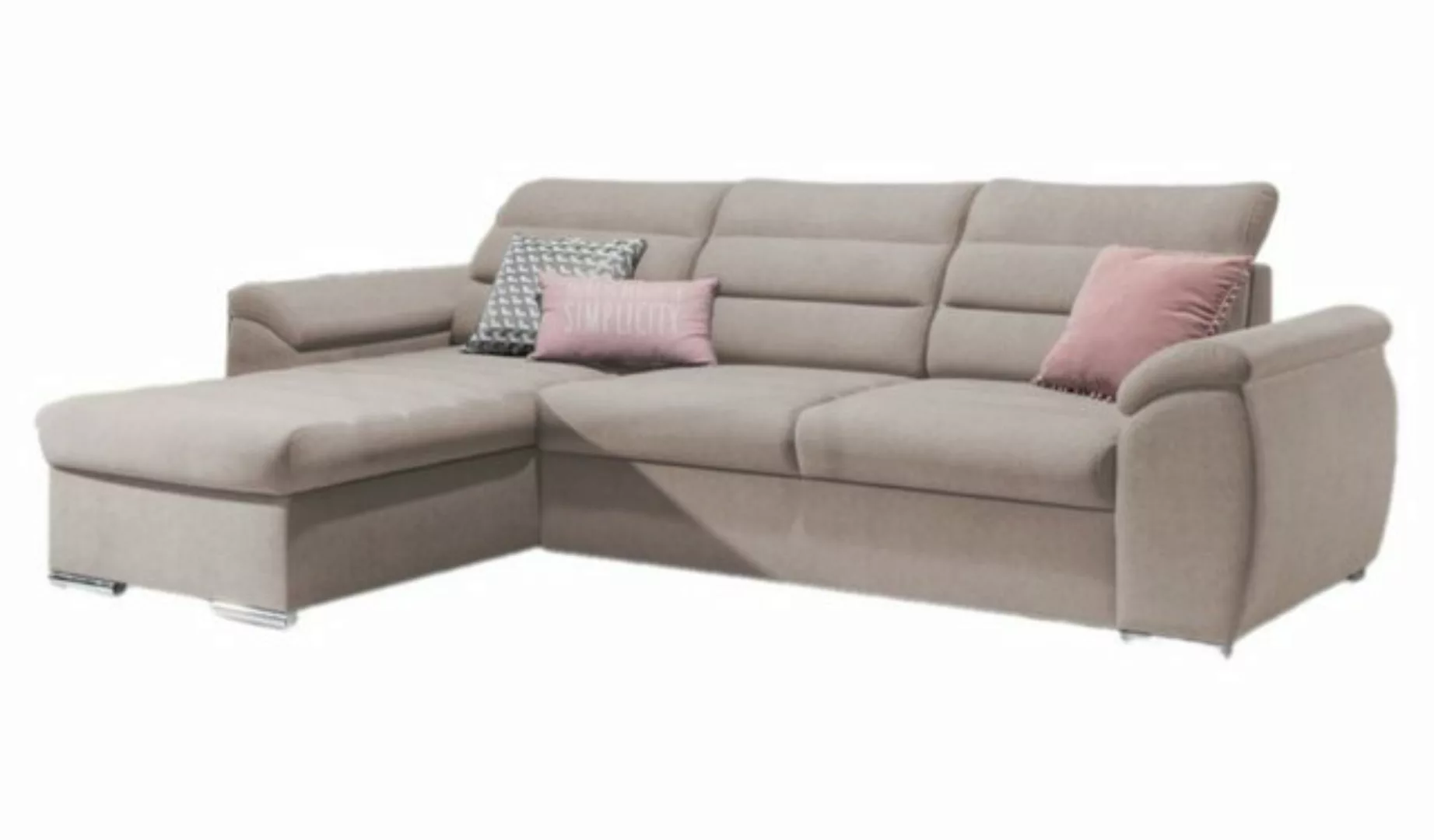 Luxusbetten24 Schlafsofa Designer Sofa Lima, mit Schlaf- und Klappfunktion günstig online kaufen